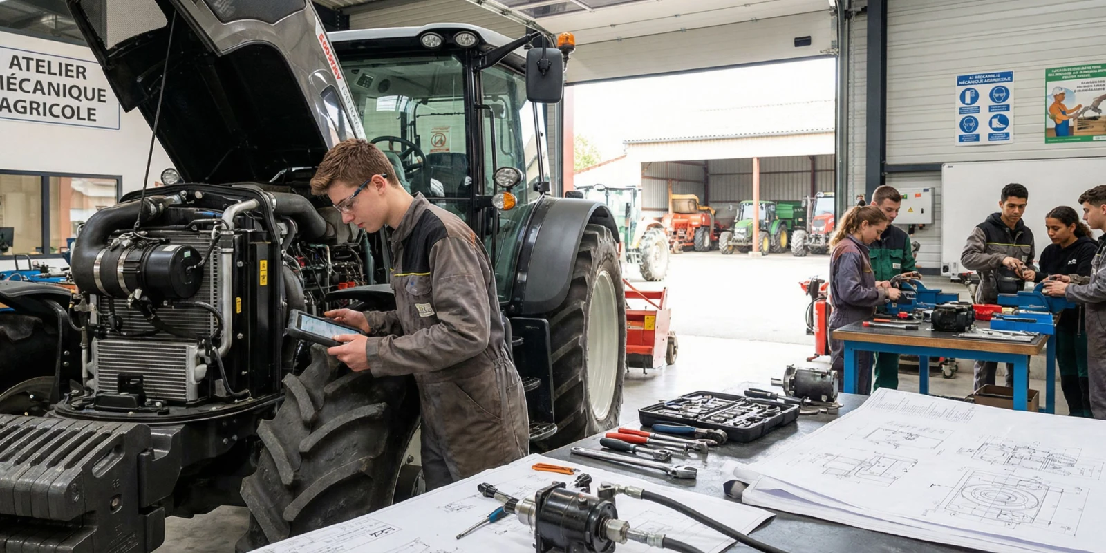 Missions en Mécanique Agricole : Les Débouchés du Bac Pro MM