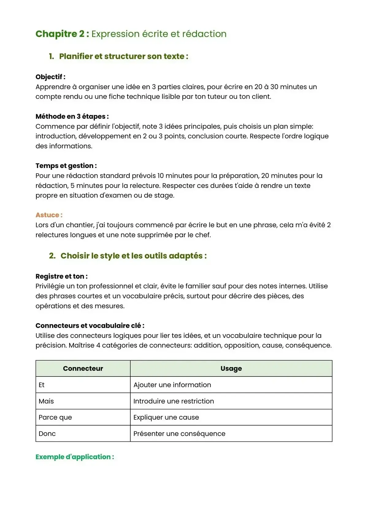 Example Fiche de Révision Bac Pro MM